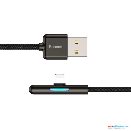 Baseus Iridescent Lamp Mobile Game Cable USB For iP 2.4A 1m